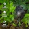 Glitzhome® 32.25" Black Metal Stripes Solar Powered Outdoor Lantern